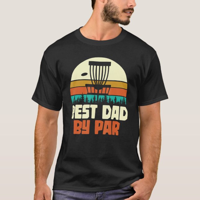 Camiseta Gracioso Golf Dad Fathers Day Retro Disk Golf (Anverso)