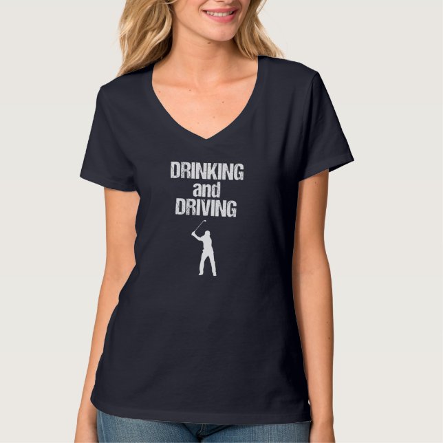Camiseta Gracioso Golf Para Hombres Mujeres Beer Regalo De  (Anverso)