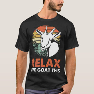 Camiseta Gracioso Goma Lover Relax Ive Goat Este Hood Pullo