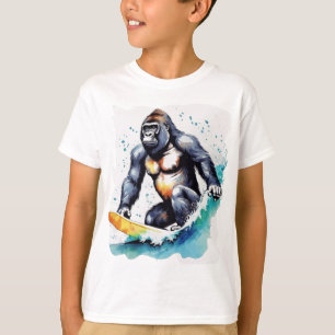 Camiseta Gracioso gorilla surf T-Shirt