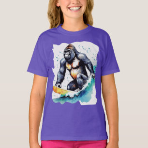 Camiseta Gracioso gorilla surf T-Shirt