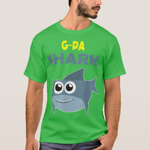 Camiseta Gracioso GPa Shark Fathers Day Cita de regalo de c