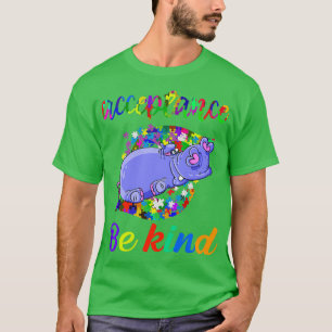 Camiseta Gracioso Gracioso Autismo Hippo Sensibilización A