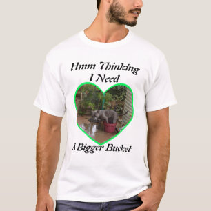 Camiseta Gracioso Gran Estafa En El Pequeño Cubo De Agua,