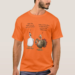 Camiseta Gracioso Gran Pollo de Acción de Gracias será di