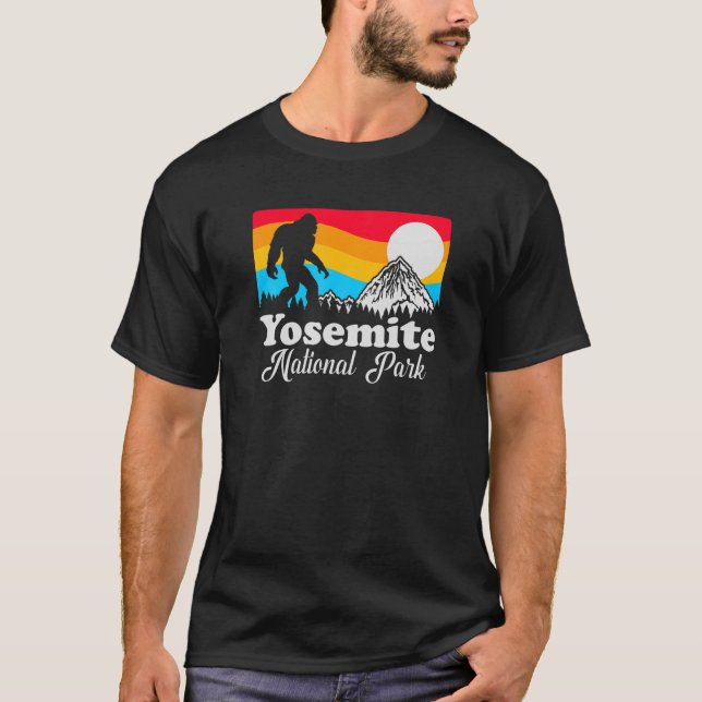 Camiseta Gracioso Gran Retro Yosemite Parque Nacional Gag G (Anverso)