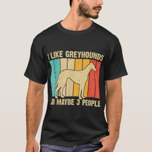 Camiseta Gracioso Greyhound Design Hombres Mujeres Greyhoun
