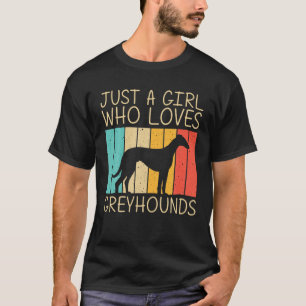 Camiseta Gracioso Greyhound Para Chicas Niños Italianos Gre