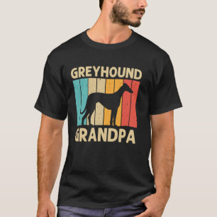 Camiseta Gracioso Greyhound Para El Abuelo Papá Italiano Gr