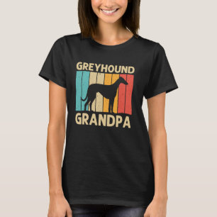 Camiseta Gracioso Greyhound Para El Abuelo Papá Italiano Gr