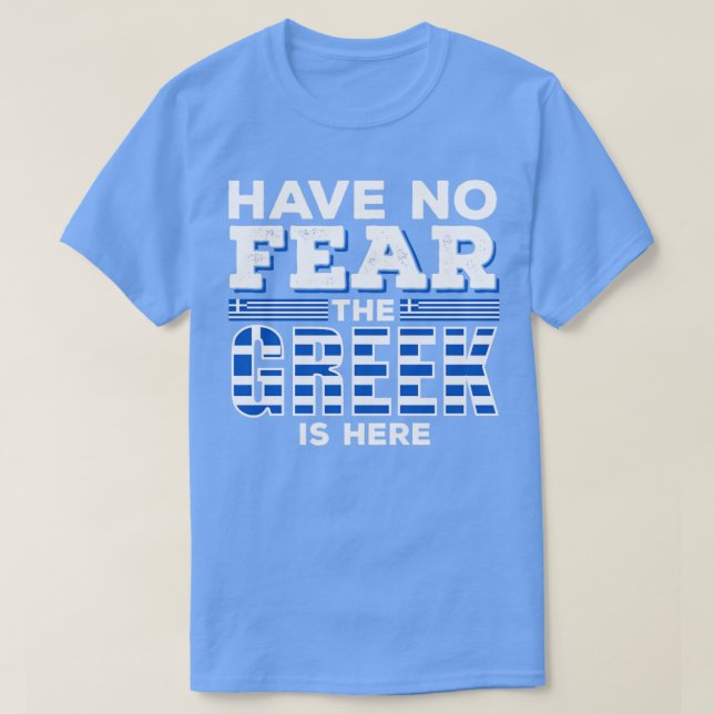 Camiseta Gracioso griego (Diseño del anverso)