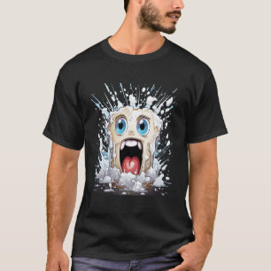 Camiseta Gracioso Grito Dentista Dental Teeth Squad H