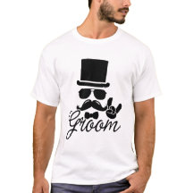 Gracioso Groom Tee para el partido de licenciatura