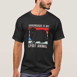 Camiseta Gracioso Groundhog Es Mi Meteorología Animal De Es