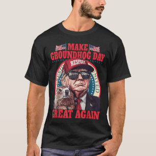 Camiseta Gracioso Groundhog Que El Día De La Groundhog Vuel