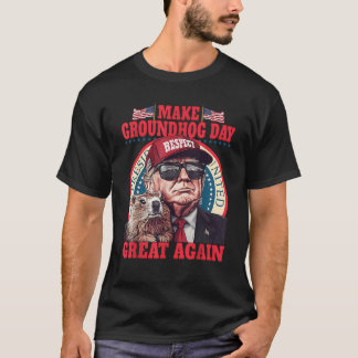 Camiseta Gracioso Groundhog Que El Día De La Groundhog Vuel