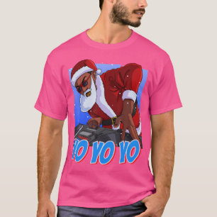 Camiseta Gracioso Guay Hip Hop Dj Santa Claus Navidades Gan