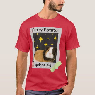 Camiseta Gracioso guineano de la patata furtiva nombre anim