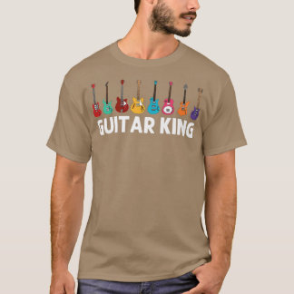 Camiseta Gracioso Guitar Art Hombres Abuelo Guitarra Música