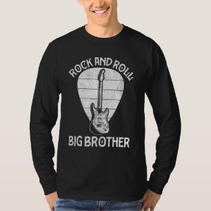 Camiseta Gracioso Guitarista Big Bro Guitar Music Player Br