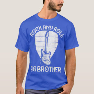 Camiseta Gracioso Guitarista Big Bro s, guitarrista Bro