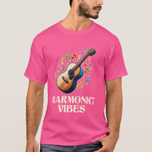 Camiseta Gracioso guitarrista Músico Armonístico Acústico G