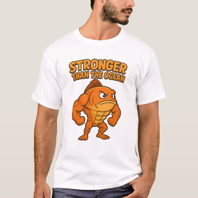 Camiseta Gracioso Gym Fish T-Shirt (Anverso)