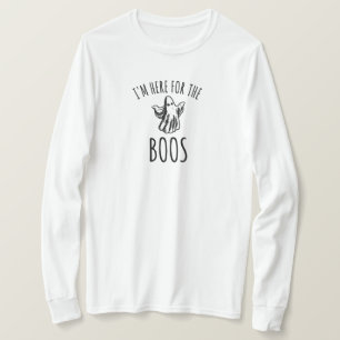 Camiseta Gracioso Halloween Fantasma Boos Pun