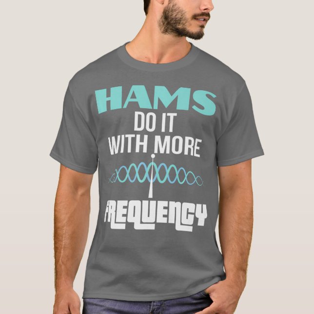 Camiseta Gracioso Ham Radio Operator Amateur Men Gits (Anverso)