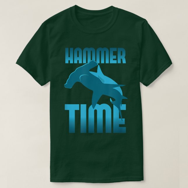 Camiseta Gracioso, Hammer Time Hammerhead Shark (Diseño del anverso)