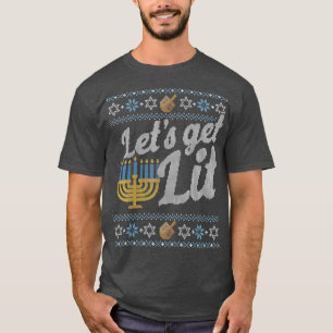 Camiseta Gracioso Hanukkah Dulce Feo Regalo Judío Vamos A O