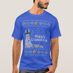 Camiseta Gracioso Hanukkah Dulce regalo judío Llama Llam