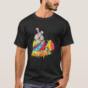 Camiseta Gracioso Happy Easter Poodle Egny Bunny Dog Lover