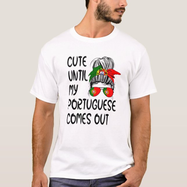 Camiseta Gracioso hasta que salga mi portugués (Anverso)
