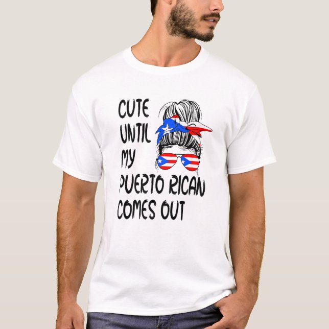 Camiseta Gracioso hasta que salga mi puertorriqueño (Anverso)