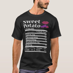 Camiseta Gracioso hecho de nutrición de papa dulce para Acc