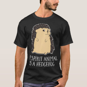 Camiseta Gracioso Hedgehog No Un Pullover Más Grande