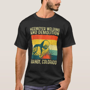Camiseta Gracioso Heemeyer Soldado Y Demolición Granby Vint