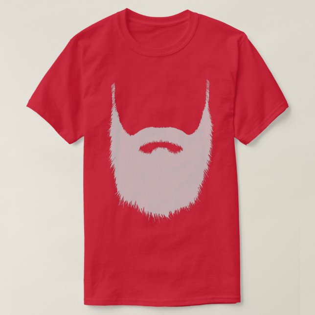 Camiseta Gracioso hipster barbudo pelo facial (Diseño del anverso)