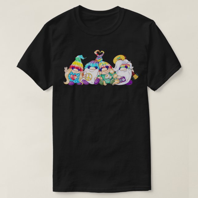 Camiseta Gracioso Hola Summer Cute Gnome Beach Vacay Japoné (Diseño del anverso)