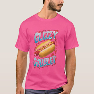 Camiseta Gracioso Hotdog Lover Glizzy Gobbler Gladiator Núm