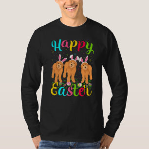 Camiseta Gracioso Huevo de Pascua Bunny Labradoodle Perro F