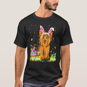 Camiseta Gracioso Huevo de Pascua Caza de Perro Terrier de 