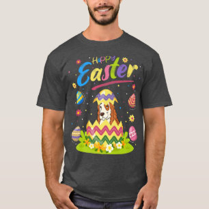 Camiseta Gracioso Huevo de Pascua Cocker Spaniel Dog Happy 