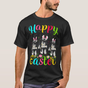 Camiseta Gracioso Huevo de Pascua Conejo Ministra Schnauzer