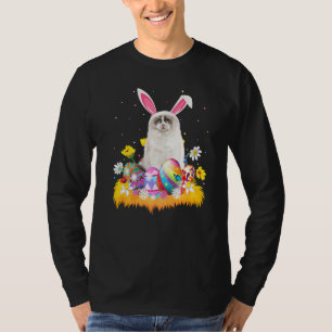 Camiseta Gracioso Huevo de Pascua Cute Ragdoll Cat Pascua D