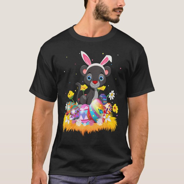 Camiseta Gracioso Huevo de Pascua Hermoso Domingo de Pascua (Anverso)