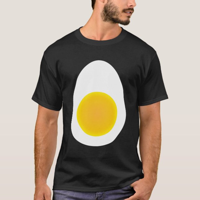 Camiseta Gracioso Huevos De Huevo Duro Halloween Costume Hu (Anverso)