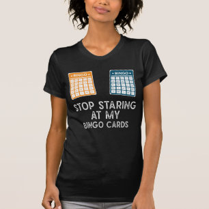 Camiseta Gracioso humor de juego de jugador de Bingo