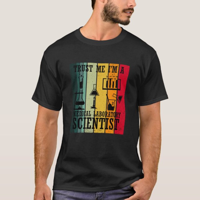 Camiseta Gracioso humor de un laboratorio médico de tecnolo (Anverso)